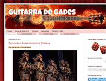 Tablet Screenshot of guitarradegades.com